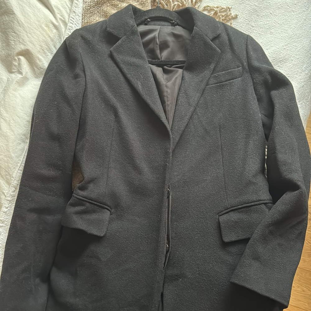 ALLSAINTS Wool-silk blend coat